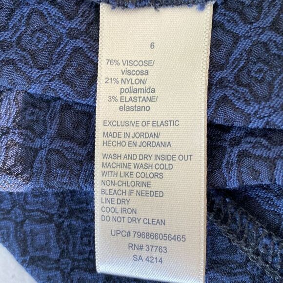 Rafaella Comfort Slacks Pullon Women’s Navy Size 6 - Picture 5 of 7